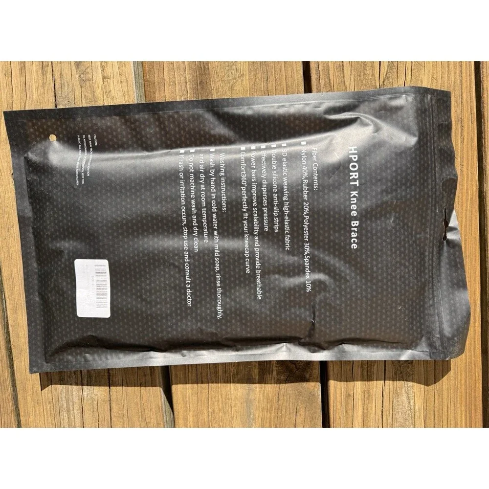 Hport Compression Knee Sleeves for Joint Support and Pain Relief Size M New